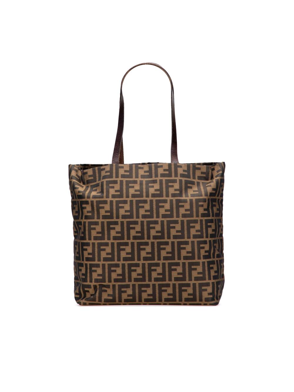 Fendi Zucca Canvas Tote Pre-Loved Brown #358555F58B
